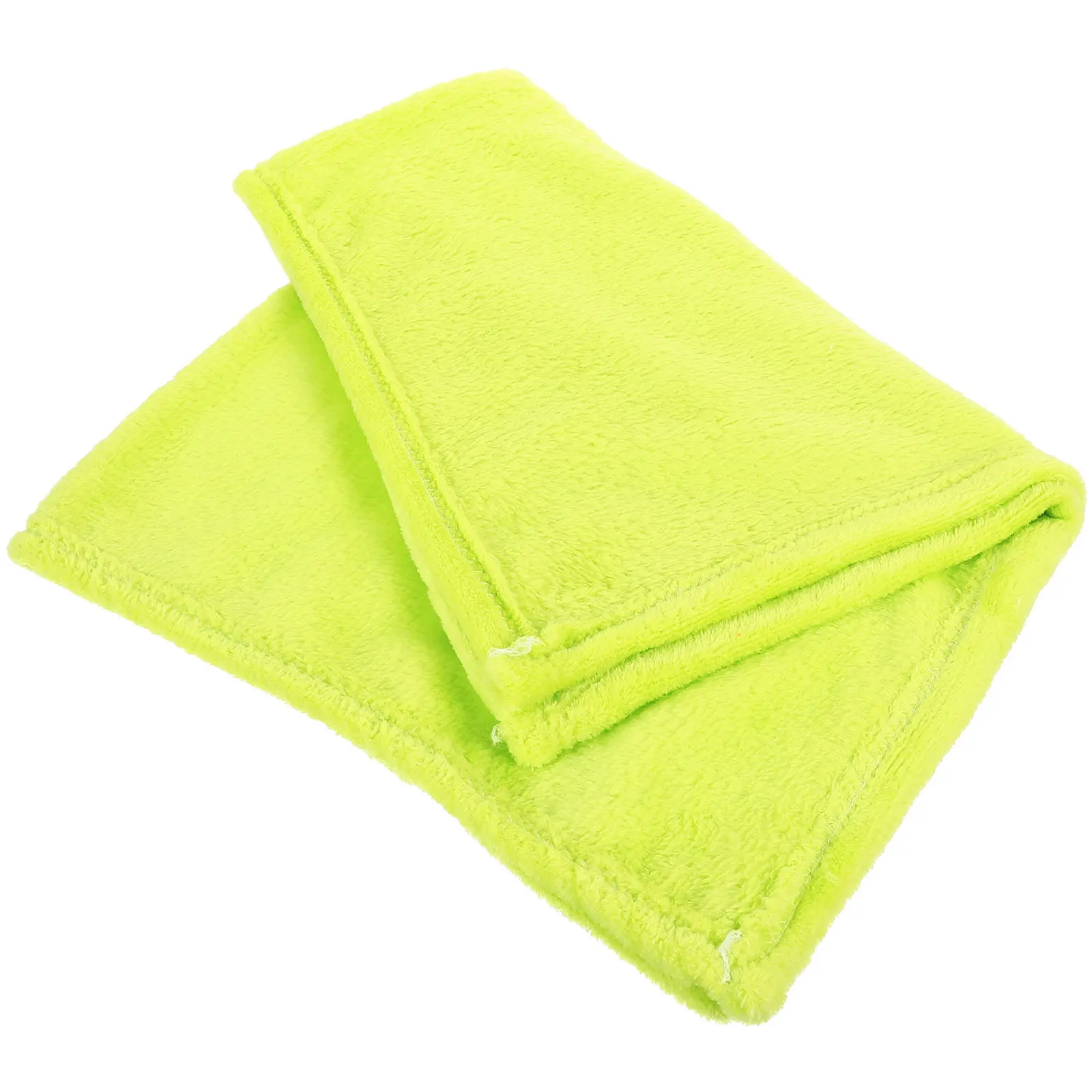 Solid Color Flannel Pet Blanket Fruit Green Extra Warm Lightweight Super Comfy Fleece Towel for Dogs Cats Year Round Cozy