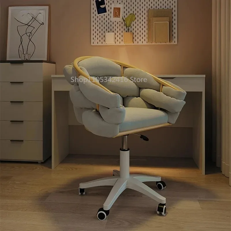 Modern Simple Creative Leisure Chair, Thickened Soft Upholstered Backrest Chair for Household Living Room - Sedentary Comfort