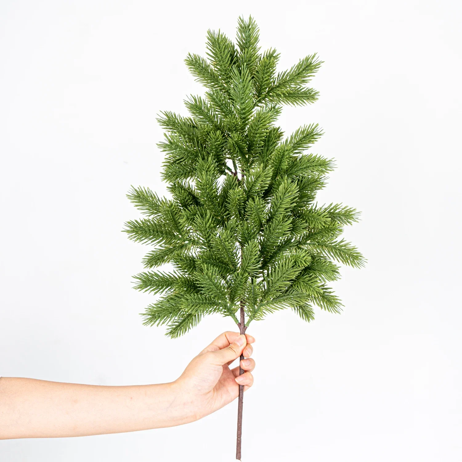 60 سنتيمتر عيد الميلاد الأرز جارلاند فروع الصنوبر الاصطناعي الأخضر فو الأرز الصنوبر جارلاند ل عباءة الموقد ديكور المنزل #4