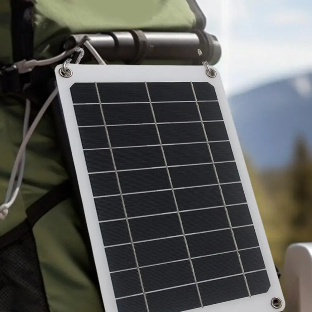 Low-light Environment Solar Panel Ultra-thin Solar Panel Emergency Solar Panel Charger High-efficiency Portable for Camping