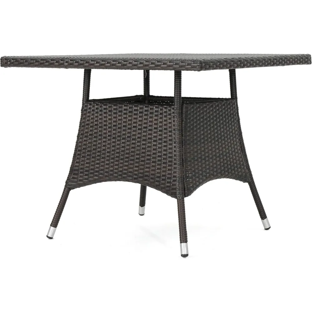 

Corsica PE Square Dining Table, Multibrown