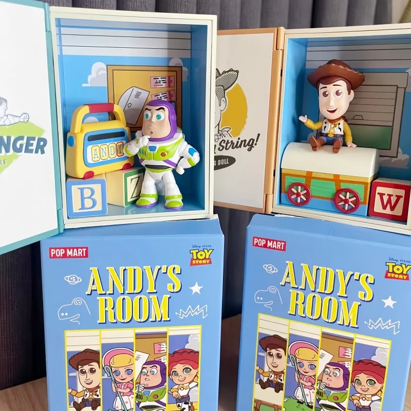

Hot POP MART Disney Pixar Toy Story: Andy's Room Series Blind Box Cute Anime Figure Desktop Decoration Toy Caixa Caja Gift