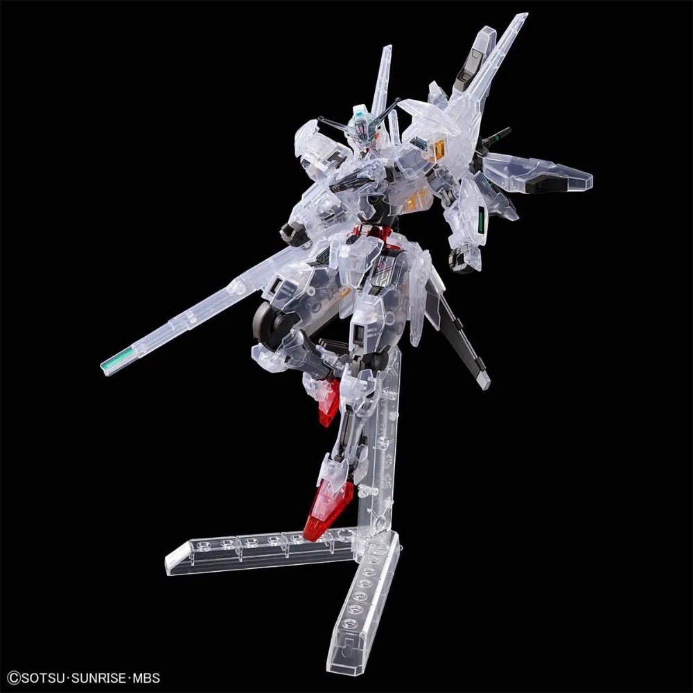 Bandai Gundam HG 1/144 HE GUNDAM BASE LIMITED Calibarn Clear Color Assembly อะนิเมะแอ็คชั่นฟิกเกอร์คอลเลกชันของเล่นในสต็อก
