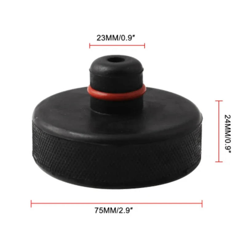 4pcs Jack Shock Absorbing Rubber Pad for Tesla Model 3 Car Jack Lift Adapter Auto Jack Point Pad Adapter Chassis Car Accessories