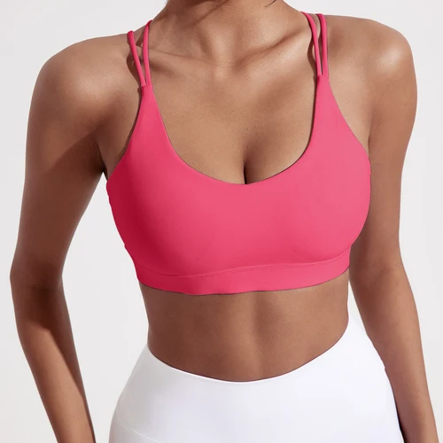 여성용 통기성 레이스 브라, 땀 방지, 충격 방지 스포츠 브라, 섹시한 스포츠 브라, 요가 달리기, 피트니스 운동, 스포츠 탑, 2025 신상 