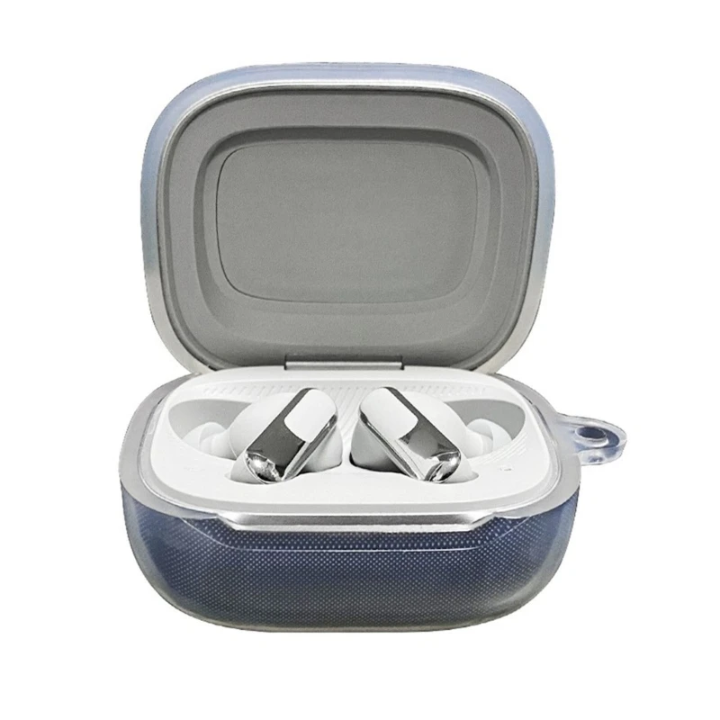 ل JBL LIVE BEAM 3 حقيبة سماعة الاذن شفافة سيليكون سماعة رأس لاسلكية الغطاء الواقي قابل للغسل صندوق شحن كم