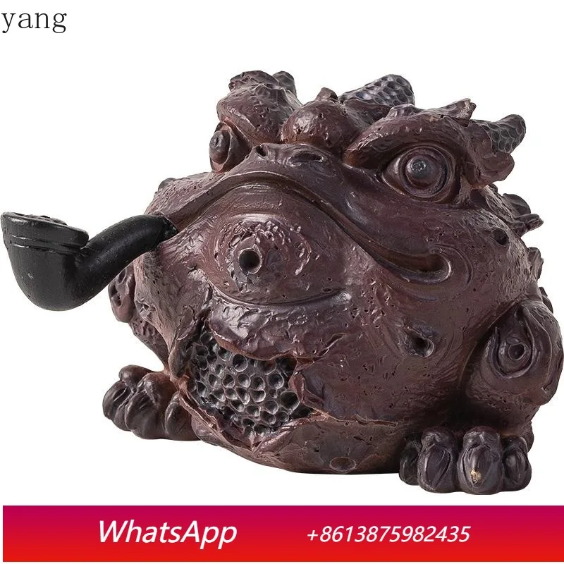 

CX water-changing tea pet ornament creative tea tray desktop decoration