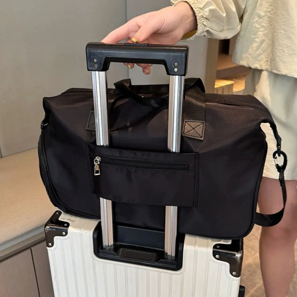 Nylon Yoga Training Bag Multifunctional Waterproof Sports Fitness Bag Portable Large Capacity Travel Tote Bag Outdoor