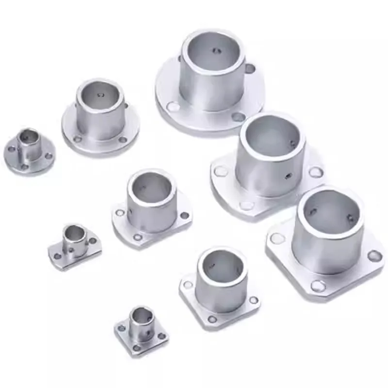 1pcs Guide Flange Shaft Support Base 5/6/8/10/12/16/20/25/30/35/40/50mm Linear Shaft Fixture Bracket Rod Holder Mount Connector