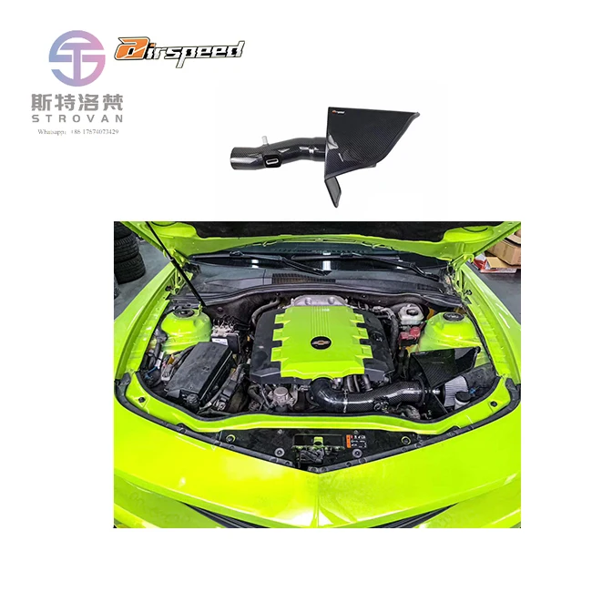 

STLF Airspeed Brand Original Design Style 100% Dry Carbon Fiber Cold Air Intake System for Chevrolet Camaro 3.6L 2012-2015