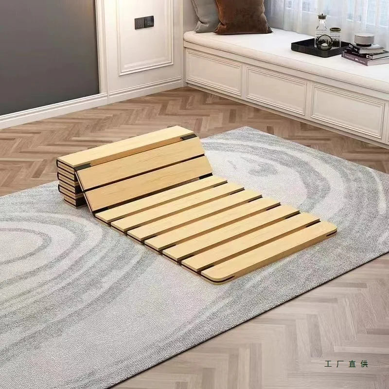 Solid wood foldable waist protection bed board gasket hard board bed pad wooden board hard pad spine protection waist protection