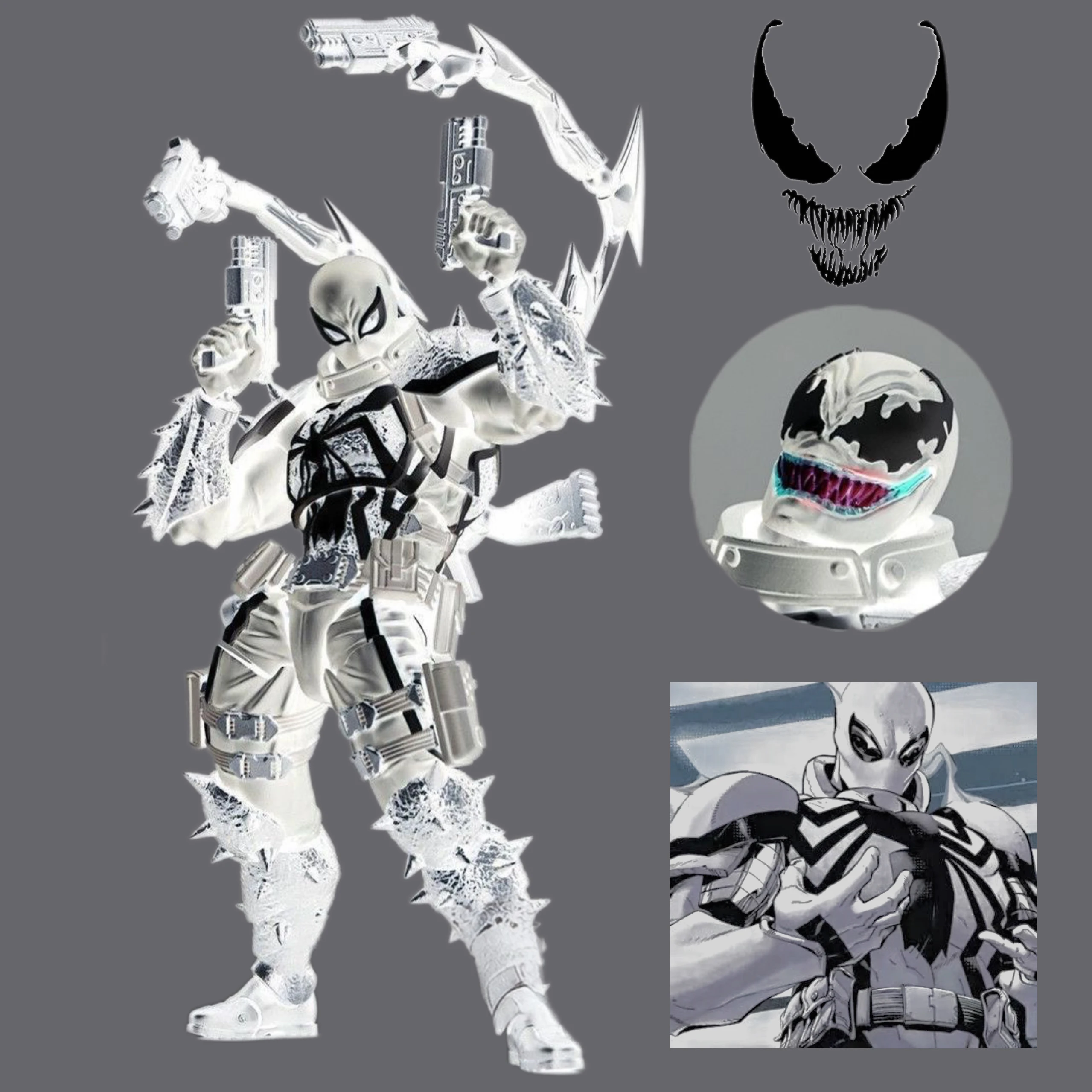 Serum Venom Revoltech AMAZING YAMAGUCHI Anime Collection Model Toys Eugene 