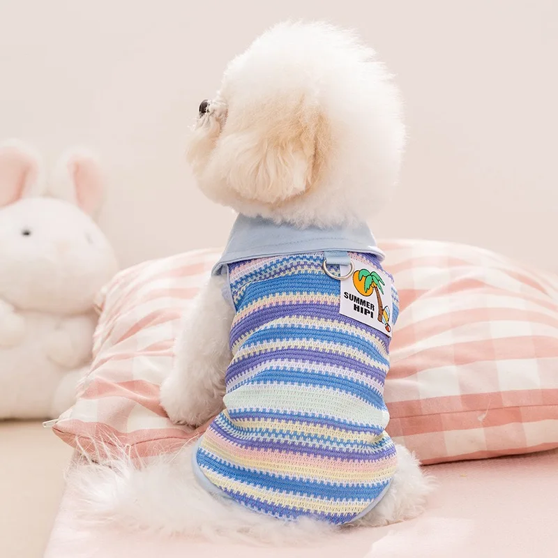 Sudadera transpirable veraniega para perros Yorkshire y gatos - imagen 3