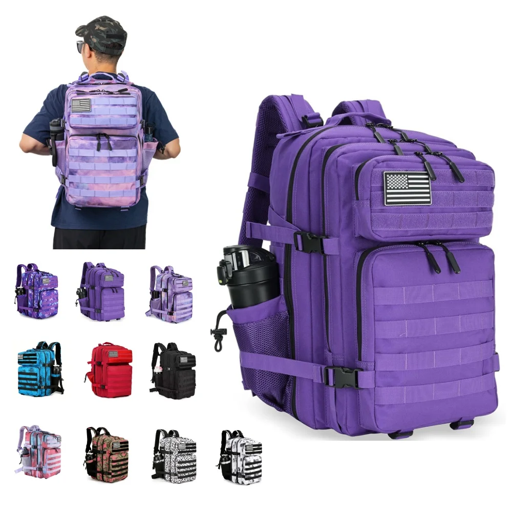 20L 45L taktyczny plecak 3P torba 3 dni szturmowy plecak na zewnątrz wodoodporny plecak wspinaczkowy Camping piesze wycieczki polowanie torba Mochila