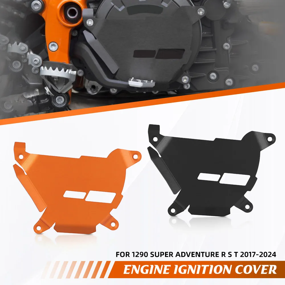

For 1290 Super Adventure R S T 2017 - 2024 2023 2022 2021 2020 2019 2018 Motorcycle Clutch Side Engine Case Cover Protector