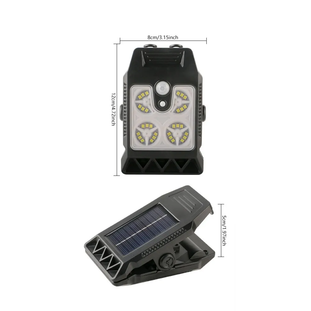 Eco Friendly Solar Light Solar Lamp Garden Wall Lamp Solar Clip Light Solar Powered Charging 180 Wide-angle Detection