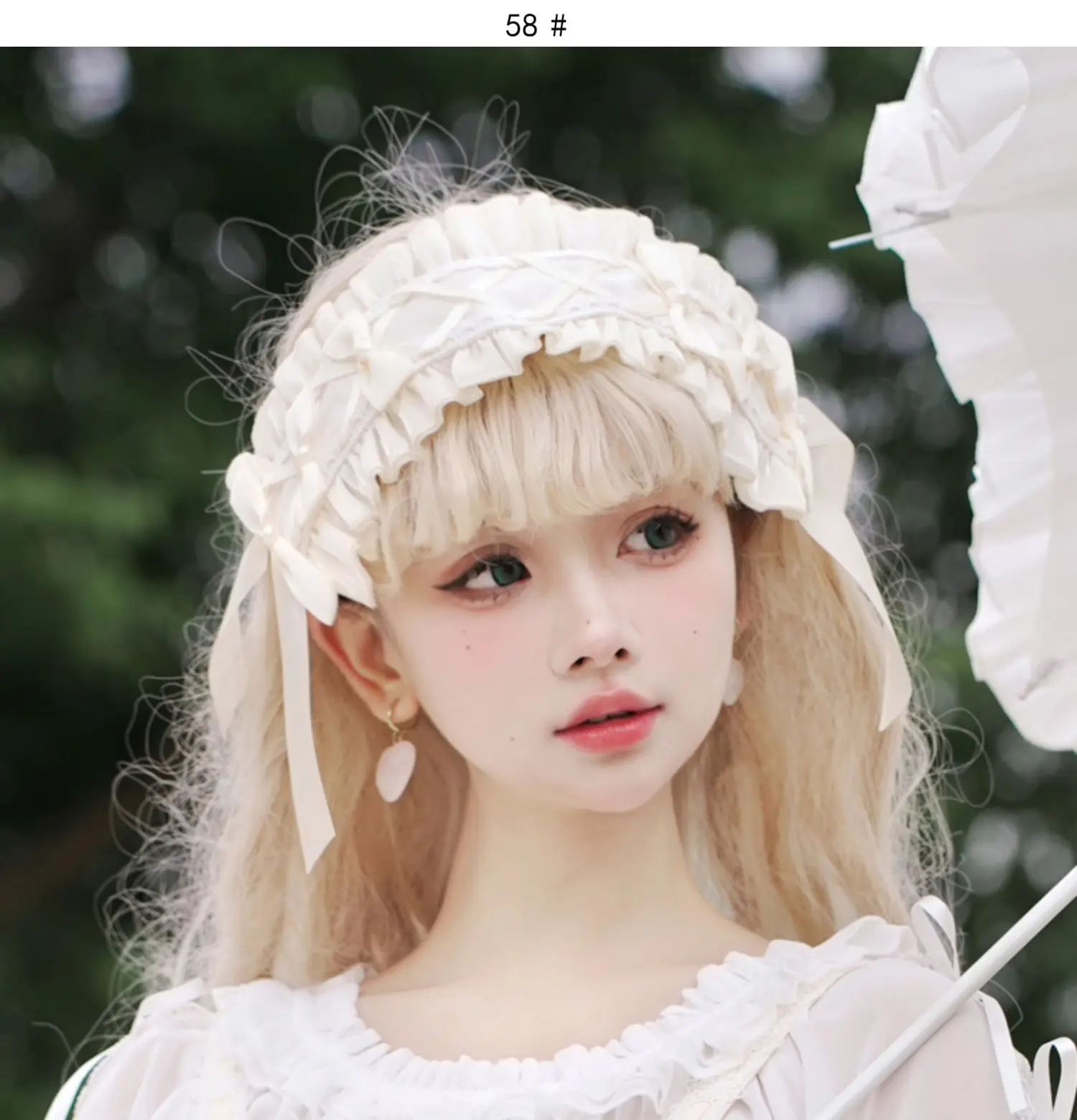 Magogo adorável bowknot doce lolita laço hairband doce anime empregada cosplay acessórios grampo de cabelo headwear feito à mão atacado
