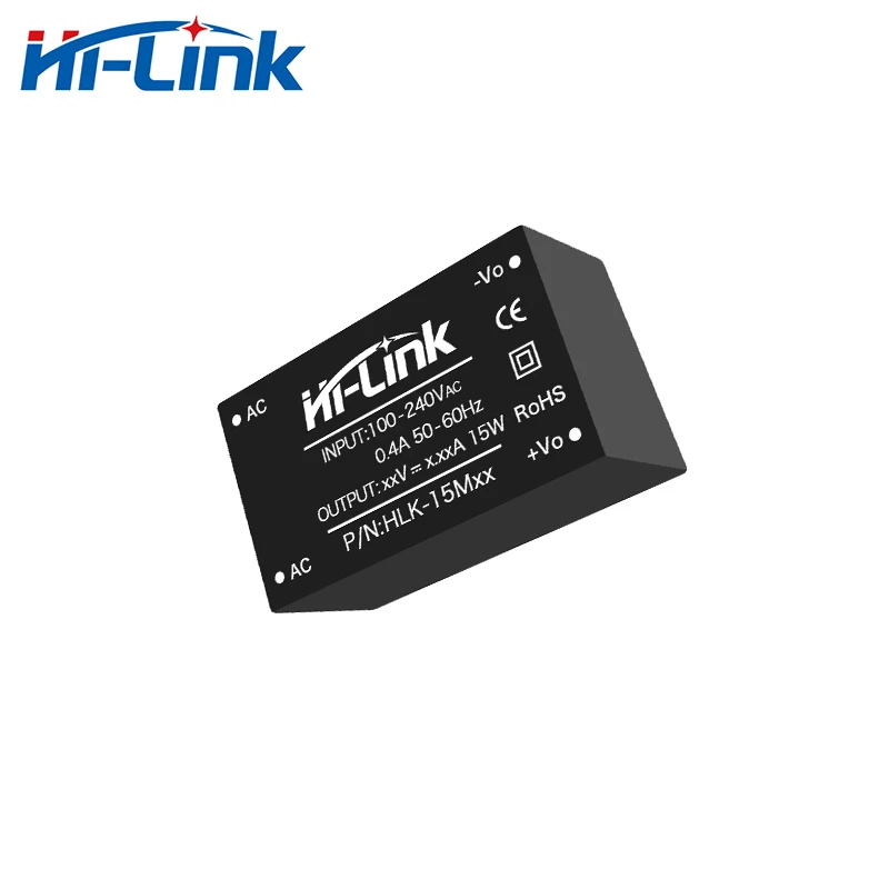 Gratis Verzending Hi-Link HLK-15M12C Nieuwe Ac Dc Voeding Module 15W 220V Naar 12V Uitgang converter Step Down Transformator