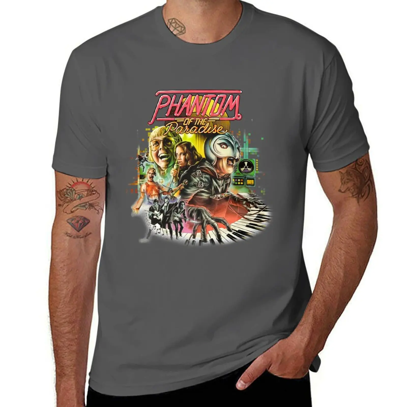 Phantom of the Paradise Characters T-Shirt Mechanic Work Tee Shirt
