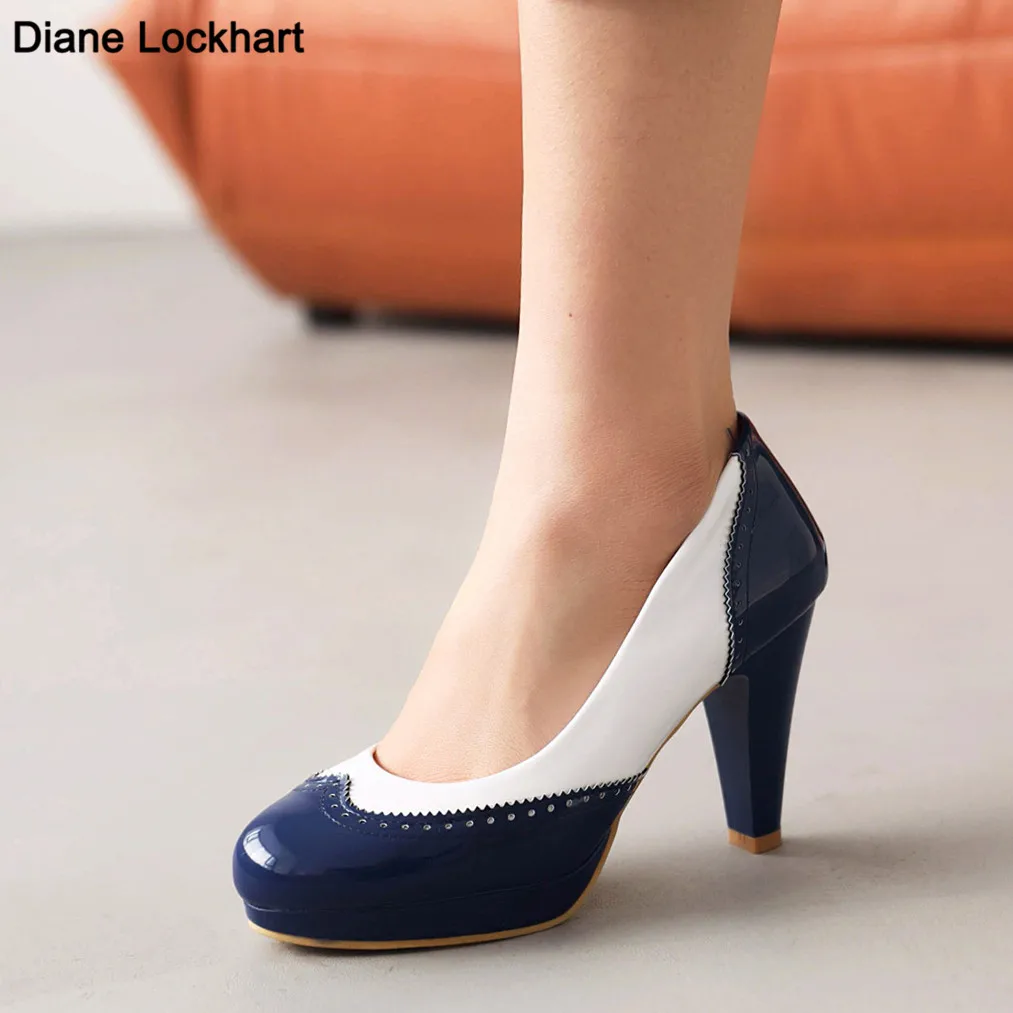 Shoes Women Black Pumps 2024 Spring Casual Shoes Female High Heels White Red Pink Blue Weding Shoes Plus Size 32-43 Pumps