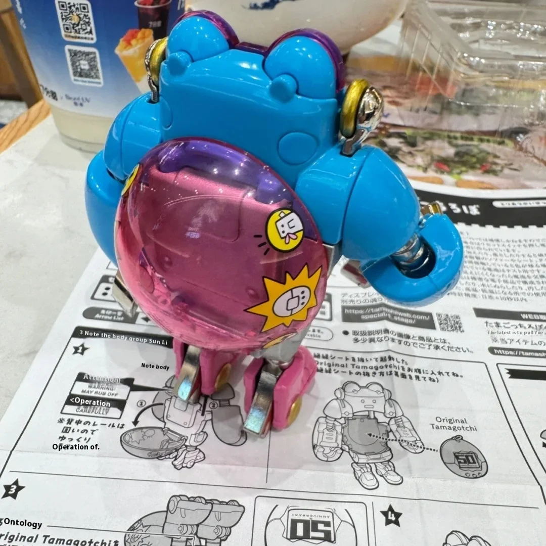 本物のバンダイ超合金たまごっち変形ロボットモデル変形能力 10 センチメートルアクションフィギュア模型玩具