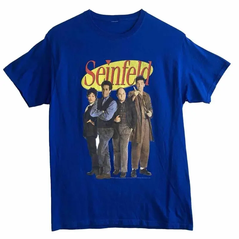 Seinfeld Adult T Shirt Size L 18x25 Blue Cast