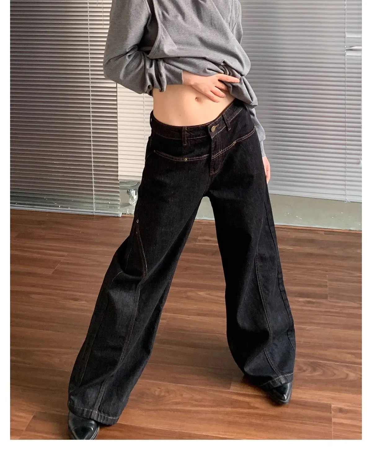 

Straight-leg Jeans for Women, New Autumn Design, Loose and Slim, High-waisted Floor-length Pants
