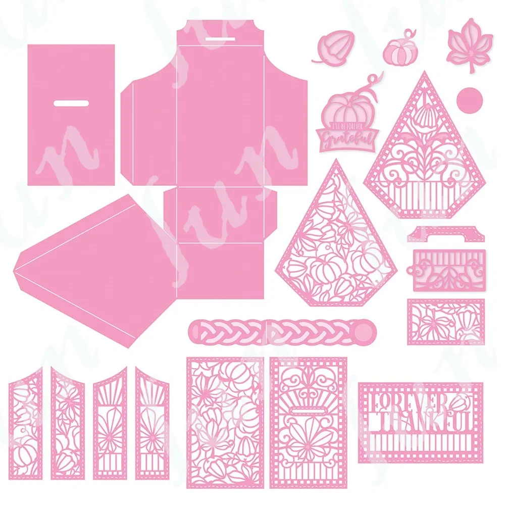 2024 New Cutting Die for Boxes Metal Cut Dies Scrapbooking Decoration Embossing Cut Die Template DIY Making Paper Card Album