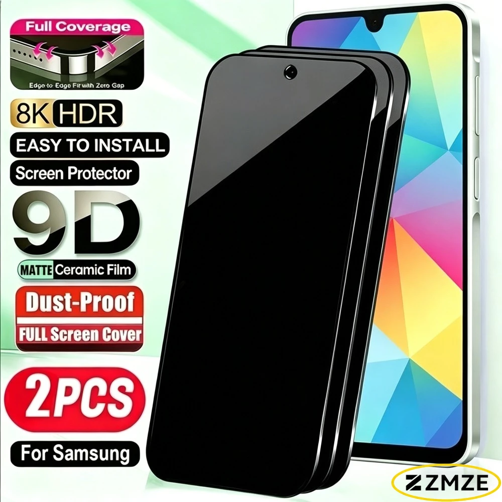 

3Pcs Anri Spy Screen Protector for Galaxy A06/A07/A15/A16/A17/A25/A26/A35/A36/A37/A55/A53/A56/A57 5G Anti-Scratch Tempered Glass