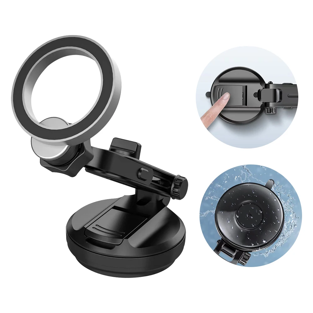 

Untoom Suction Cup Magnetic Car Phone Holder Universal Strong Magnet Dashboard Car Phone Mount for iPhone MagSafe Samsung Xiaomi