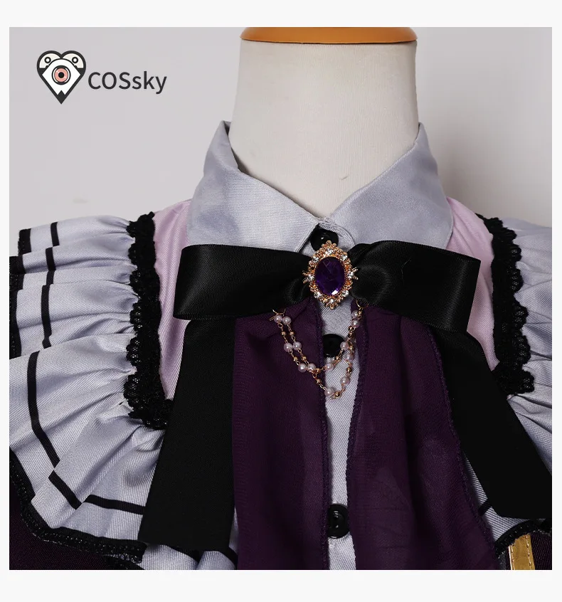 

Юкина Минато Имай Лиза BanG Dream! Костюм для косплея: платье Лолиты, перчатки, носки, аксессуары для Хэллоуина и карнавала