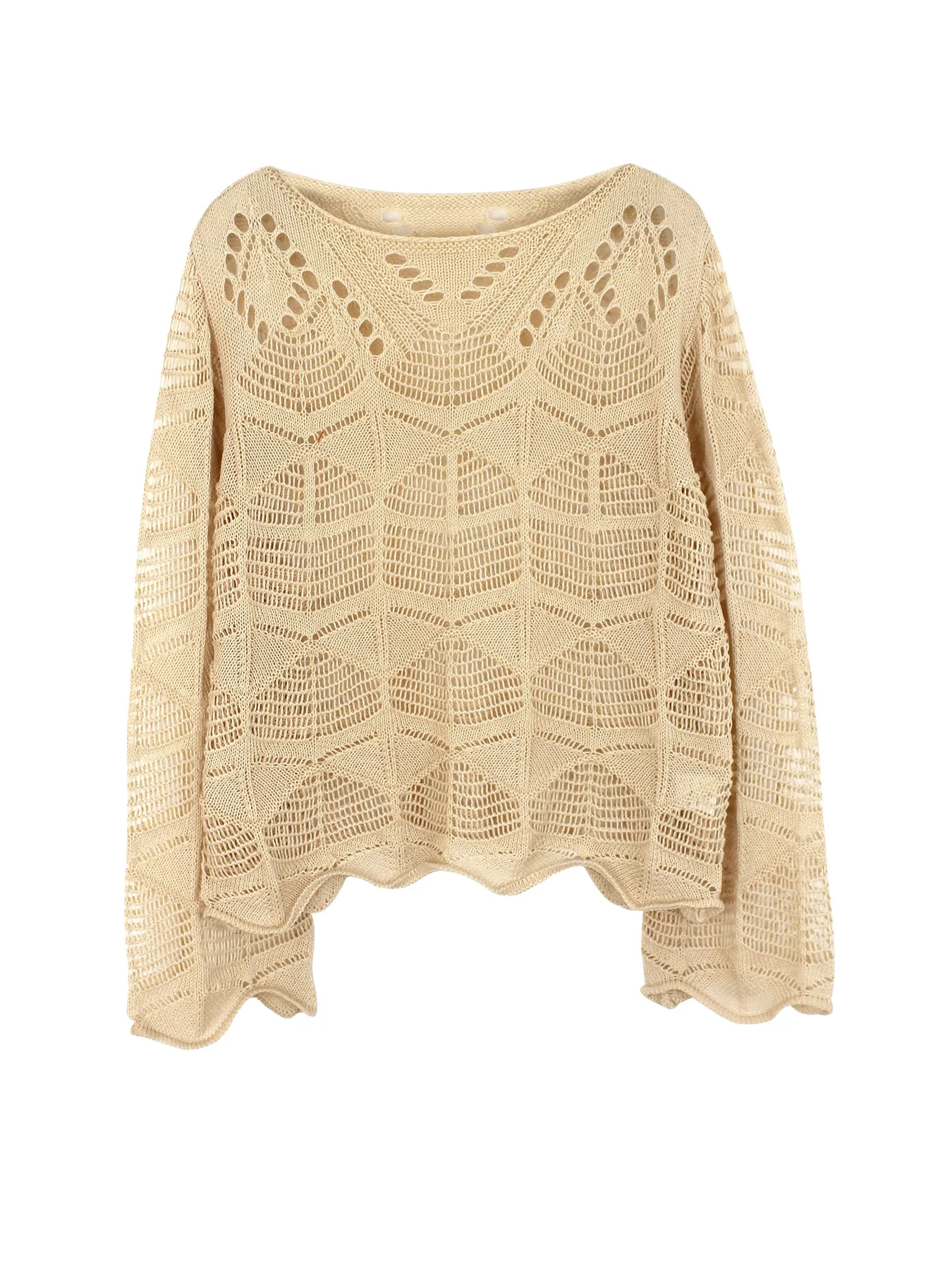 Sweater long-sleeved long-necked long-sleeved pullover beach style spring, summer and autumn