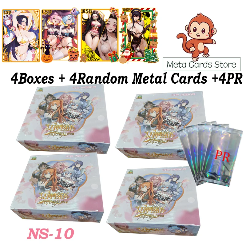 Goddess Story NS-10 Collection Cards Hobby Beautiful Booster Box Doujin Rare Card Child Kids Table Toys Birthday Gifts