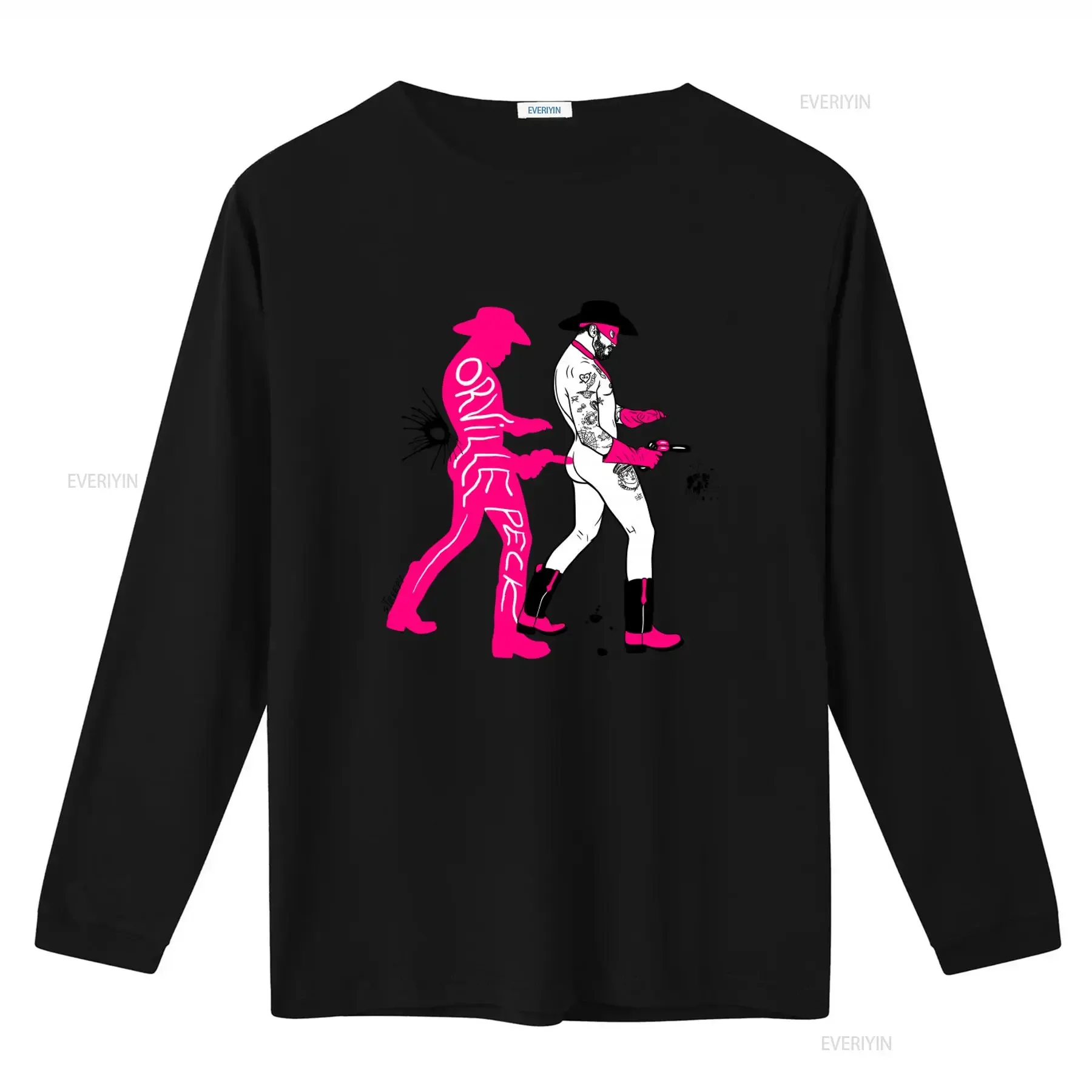 Orville Peck Gay Cowboy Print T Shirt Stylish and Unique Design for Fashion Forward Individuals vintage Washed Slightly