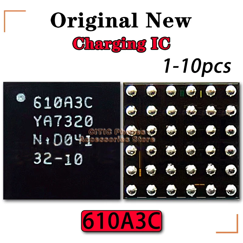 1-5pcs Original New 343S00283-A0 343S00394-A0 SN2610A0 610A3C 6S30A Power Charging IC For iPad 8 PRO3 2020 10.2 12.9 2 3Gen