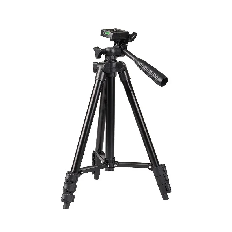 Extensible aluminum lightweight tripod holder mobile phon and s 0