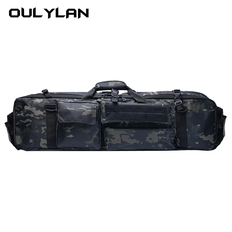 Outdoor Gun Carrying Strap Protective Cover CS Tactical M249 Gun Bag Air Gun Hunting Shooting Rifle Backpack