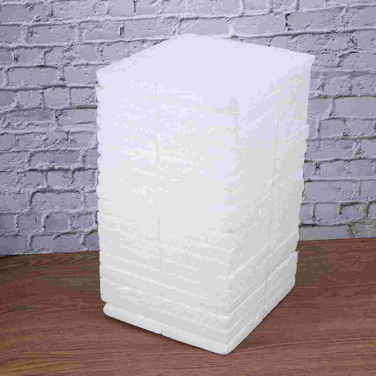 18 Pcs Home Packaging Material White Board Boards Foam Bricks Block Fillers Shockproof Sheets