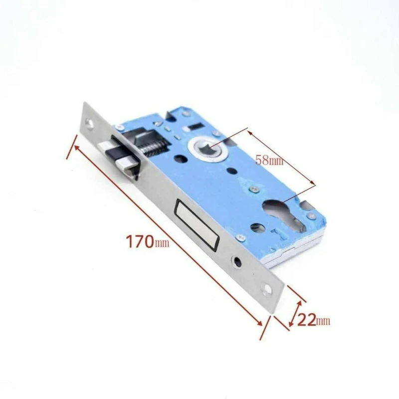 Modern secure interior door handle lock, easy to install key, suitable for home and office use