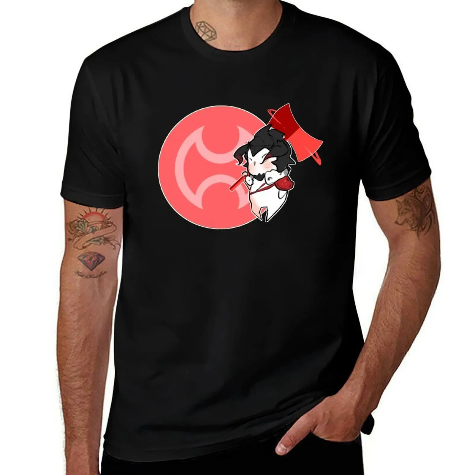 

WARRIOR MOOGLE FFXIV T-Shirt anime t shirts for man cotton t shirts man 100% T-Shirt