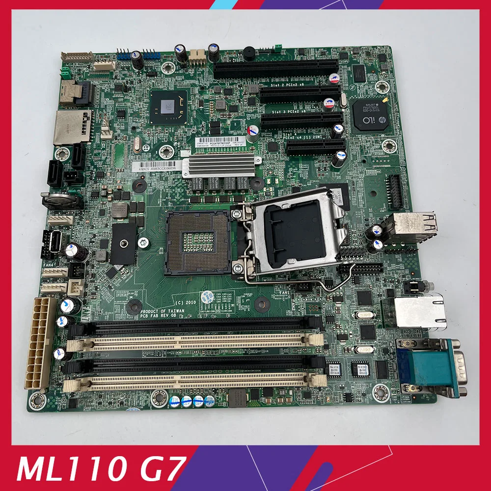 For HP ProLiant ML110 G7 LGA1155 Server Motherboard With I/O Shield 625809-001 644671-001