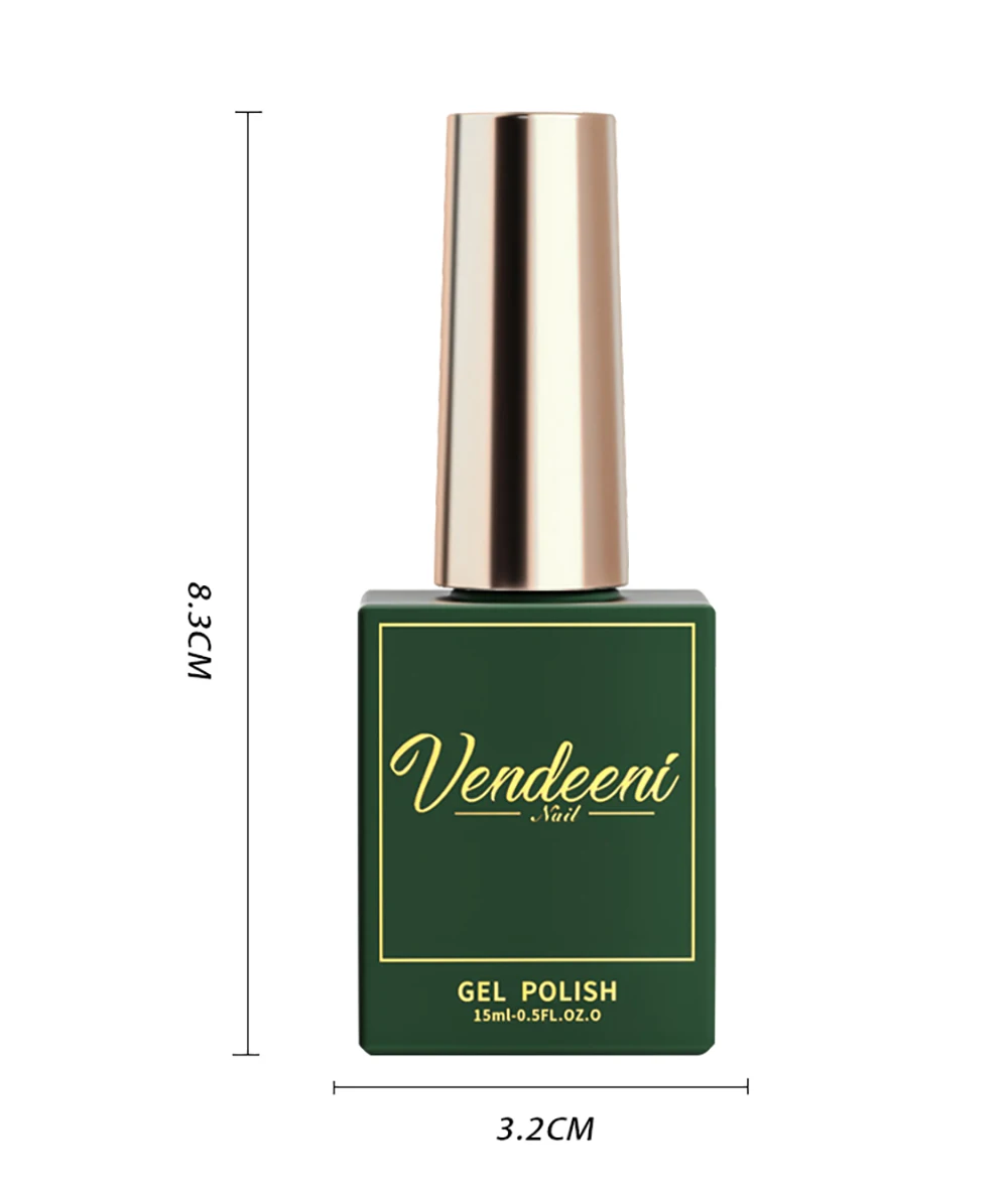 Vendeeni 18 Farben Regenbogenfarben Gel-Nagellack Sommer Bunter UV-LED Soak-Off Gel-Lack Macaron Nagelkunst Gel-Lack 15ml – Detail 12