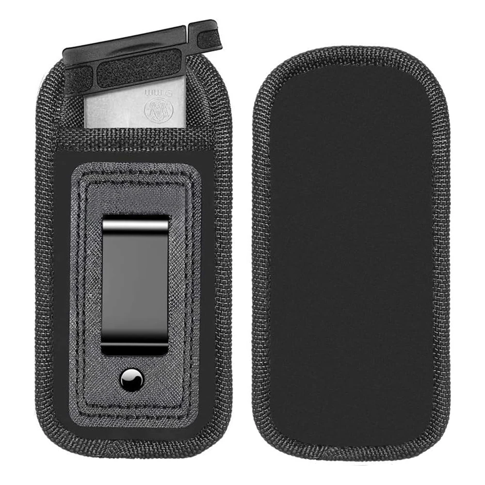 Universal Single Magazine Pouch IWB Concealed Carry Mag Holster MagPouch for Glock 17 26 43 Sig 1911 S&W M&P 9mm .40 .45.