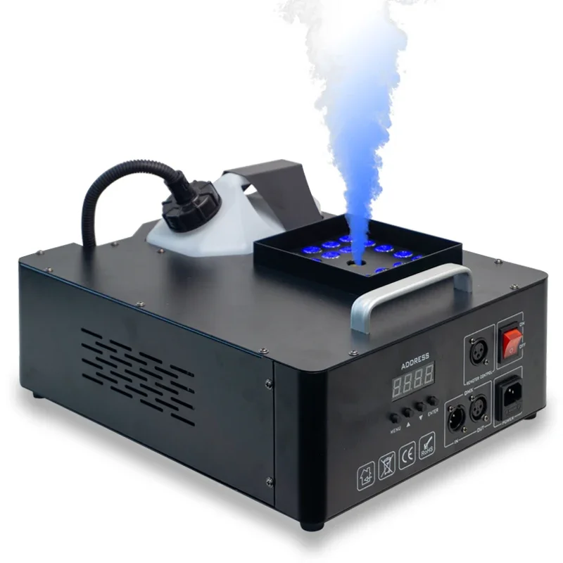 

Halloween Christmas Wedding Disco Party Stage Fog Machine 1500w RGB 24LED Fog Machine