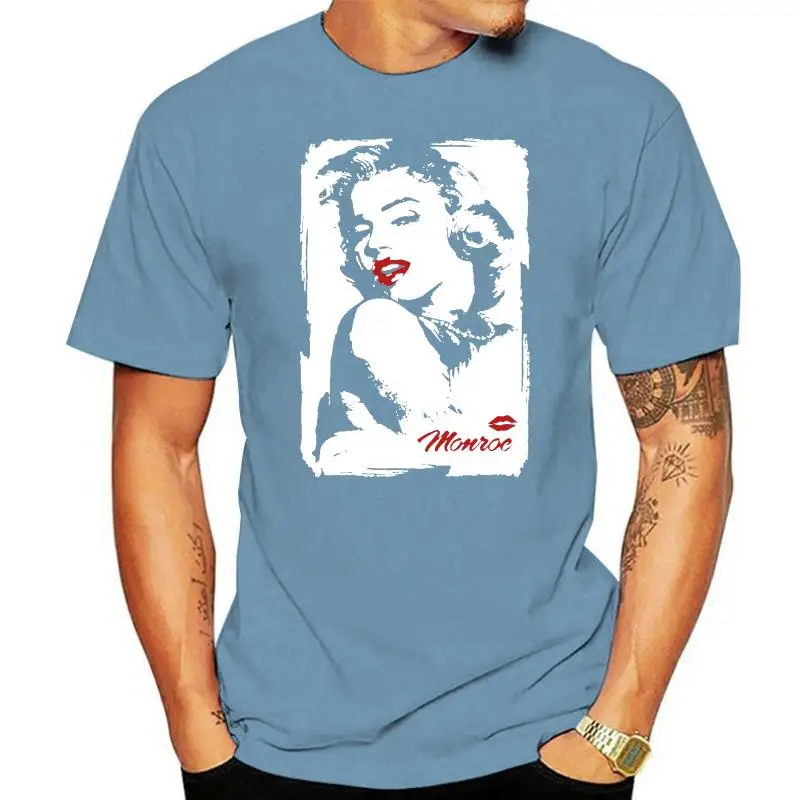 shop4ever Marilyn Red Lips Women's T-Shirt