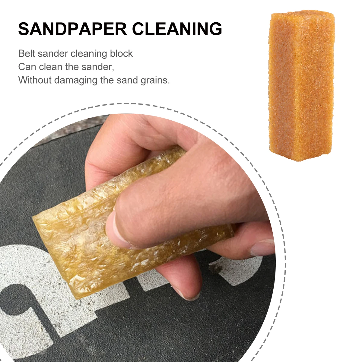 

Skateboard Sandpaper Cleaner Abrasive Belt Cleaner Rubber Eraser for Skateboard Sander Tools Cleaning Block Accessories