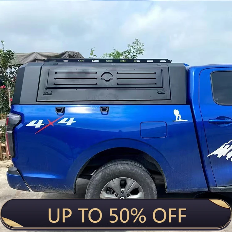 

Manganese Steel Split Pickup Truck Rear Cover Pickup Truck Hardtop Sunshade Canopy for Great Wall Poer Wingle Nissan Rich 6