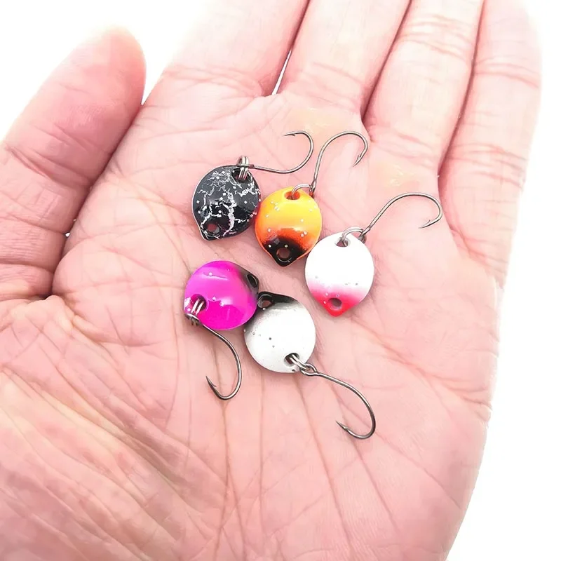 Mini Cuchara Spinnerbait OUTKIT – Cebo Duro Multicolor Señuelo Pesca - imagen 5