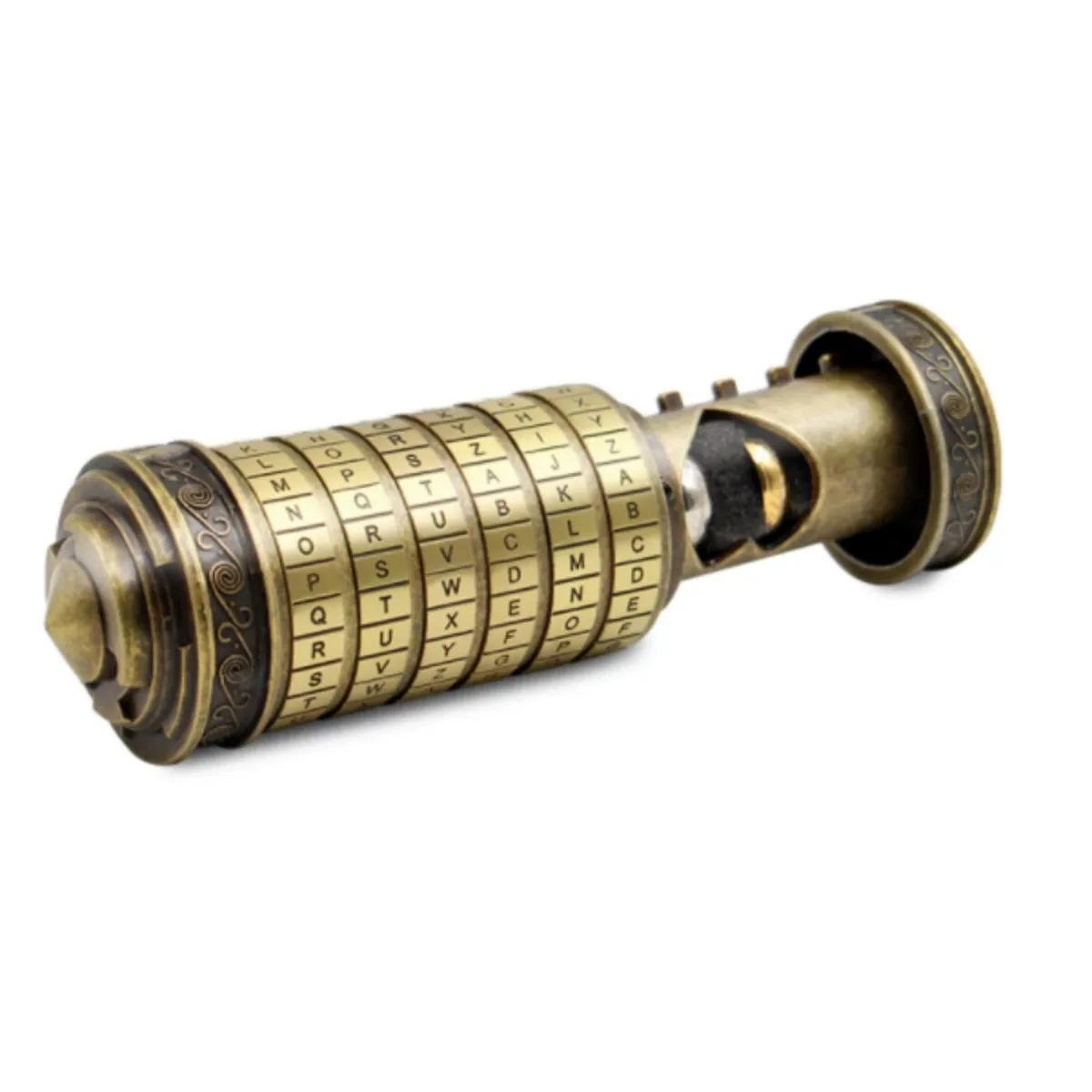 Da Vinci password lock Hot selling cylinder simple packaging creative gift escape room locks accessory EX ZYU
