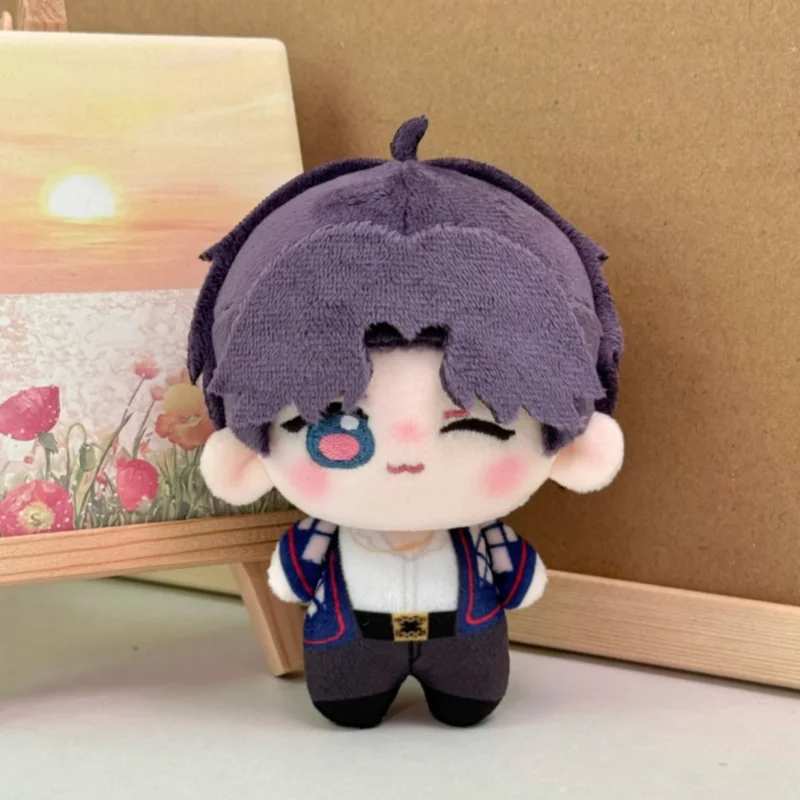 Pluszak Love And Deepspace 10cm Sylus Xavier, zabawka, kreskówka, uroczy, kolekcjonerski, Caleb Plusie, prezent urodzinowy dla fanów